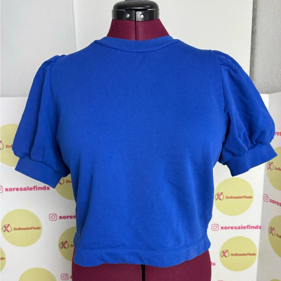 H & M PUFF-SLEEVED TOP - Picture 1 of 7